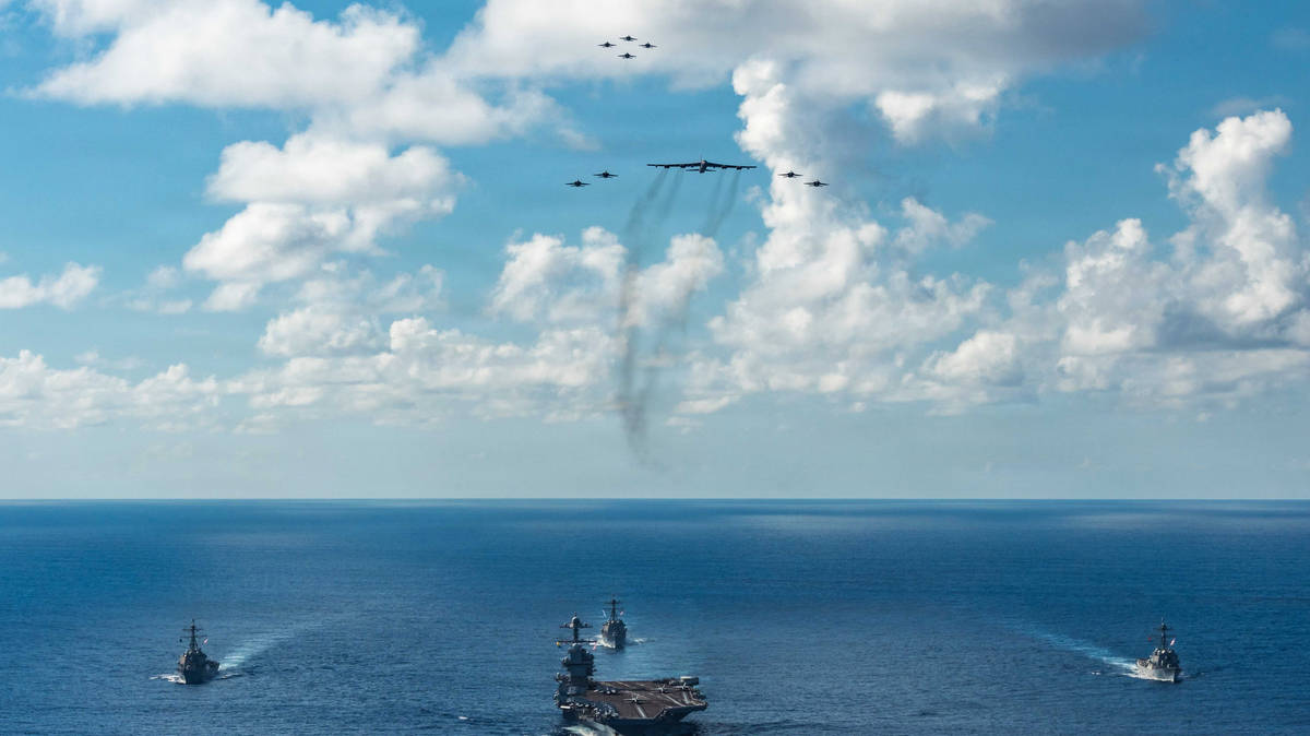 US aircraft carrier arrives in Caribbean in show of military power to Maduro