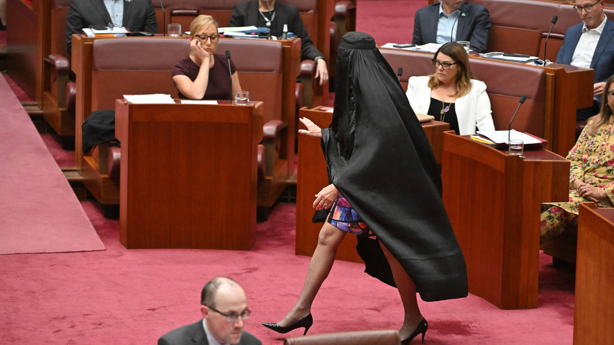 Australian Senate suspended after far-right politician refuses to remove burqa