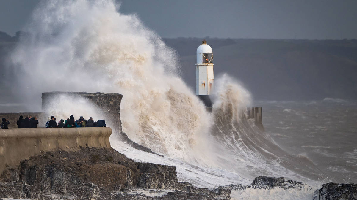 'Danger to life' weather warnings for rain and wind issued by Met Office as Storm Bram batters UK