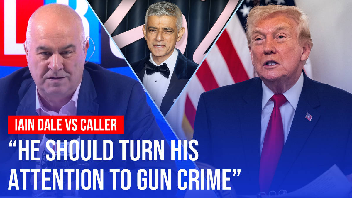 Iain Dale goes head-to-head with caller Rad following Trump's attack on ...