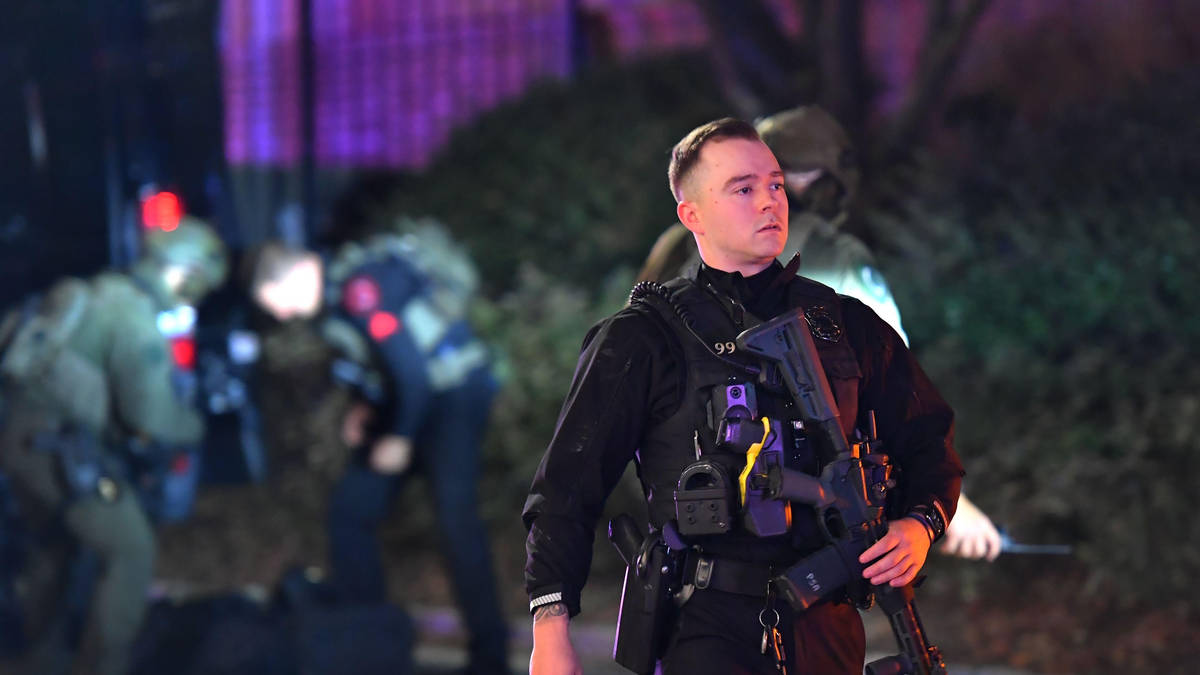 Manhunt underway after two killed and nine injured in shooting at US ...