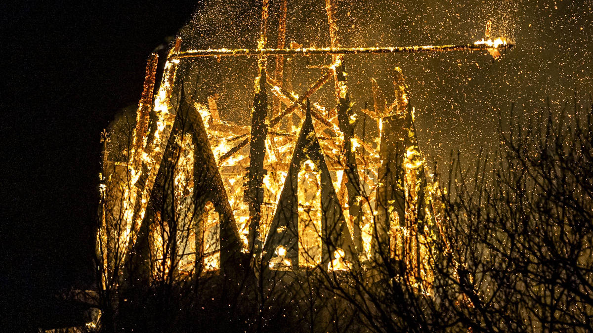 Two dead following New Year's chaos in The Netherlands - as violence erupts and 19th Century church destroyed