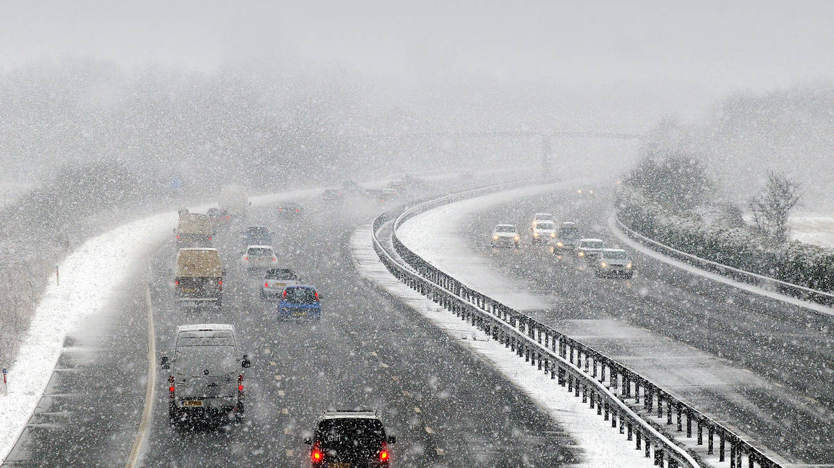 Travel chaos expected as arctic blast sees snow and ice warnings upgraded across the UK