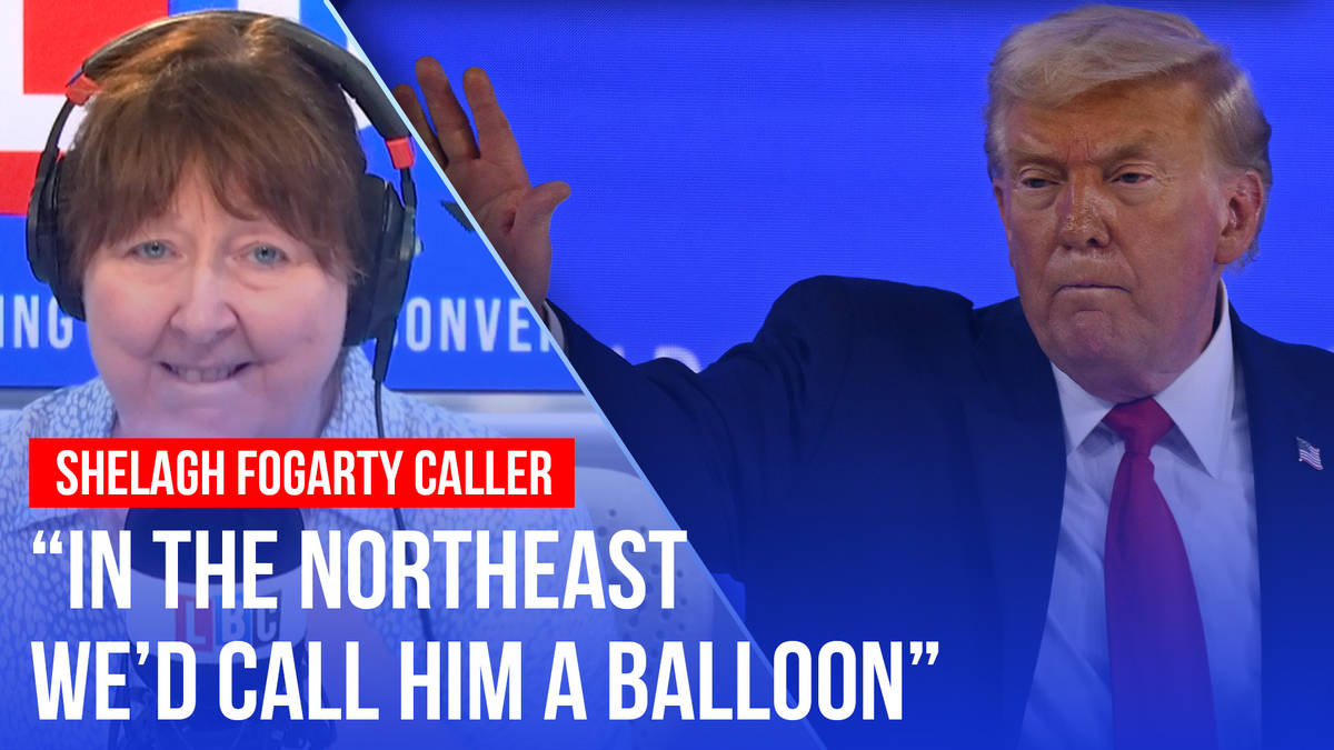 Caller Stuart's amusing reaction to Trump in Davos | LBC