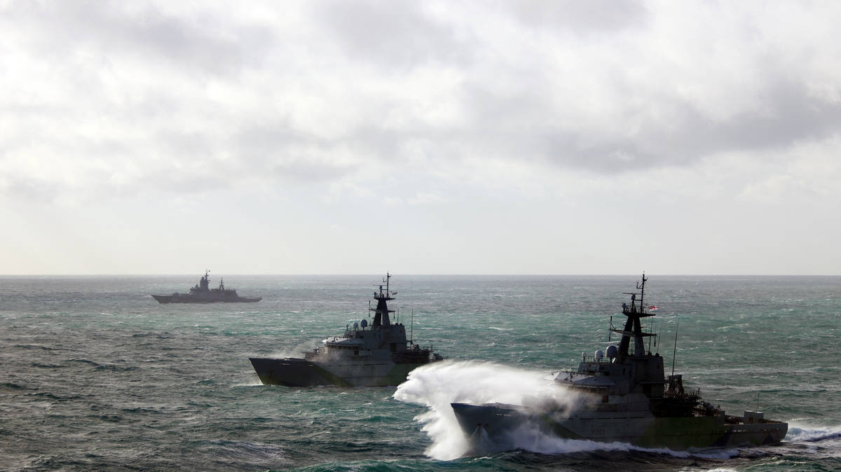 Royal Navy tracks Russian warships in the Channel as ministers warn Putin ‘we know what you’re doing’