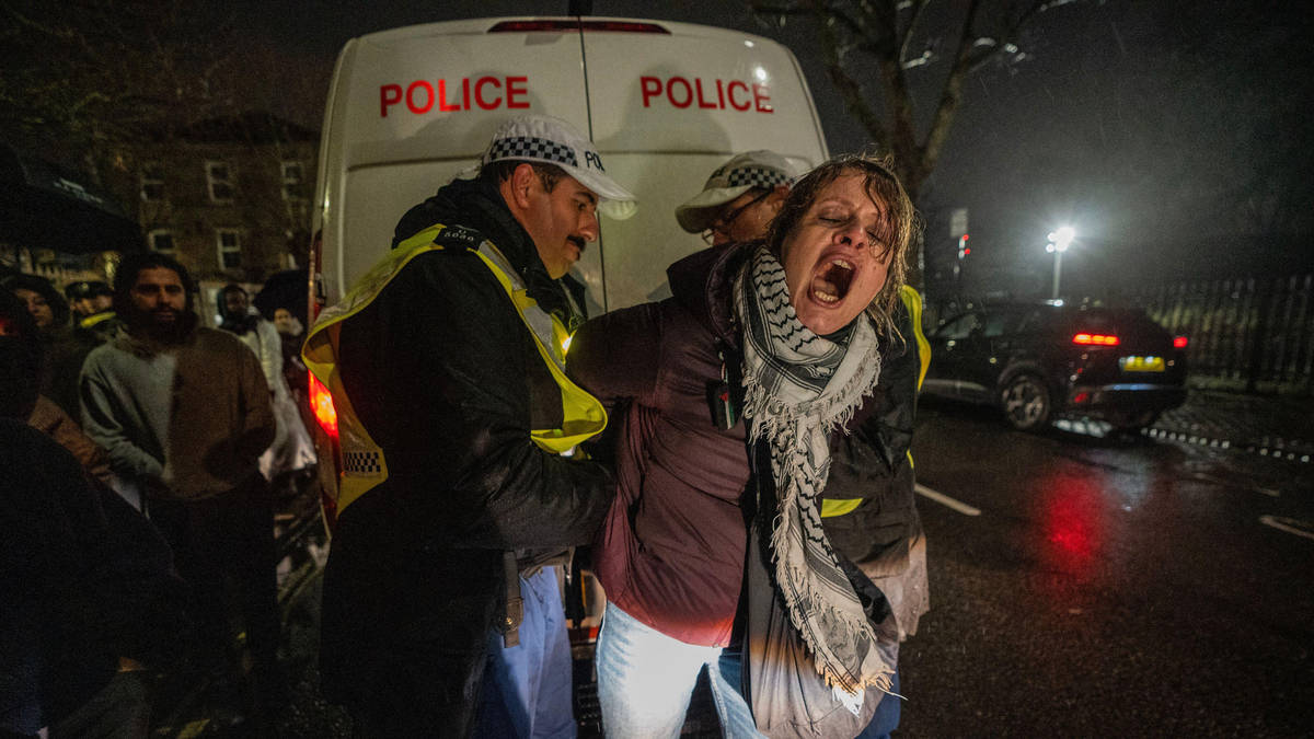 Multiple arrests after Wormwood Scrubs prison 'breached' by pro-Palestine hunger striker supporters