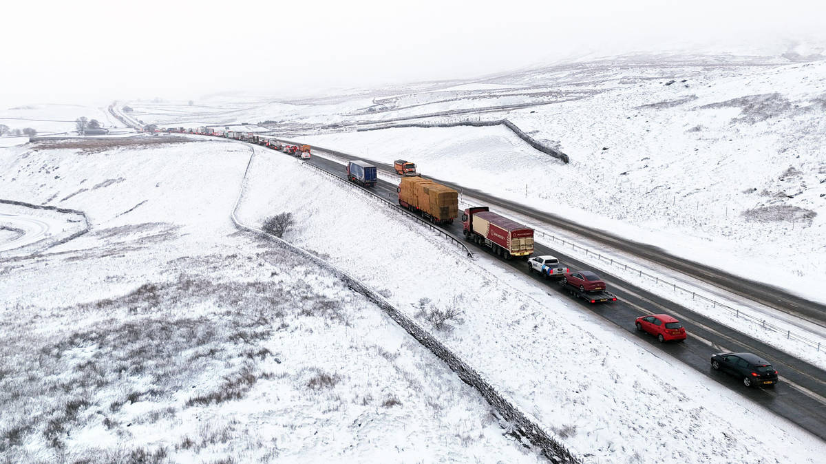 Snow and ice weather warning as Arctic blast set to hit UK | LBC