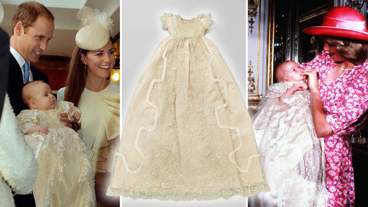 Christening robe worn by 62 royal babies to go on show for first time | LBC