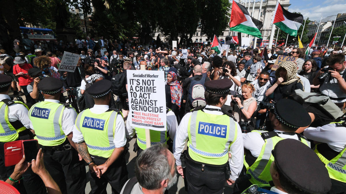 Thousands of protesters to descend on London over Palestine Action ban as police issue stark warning