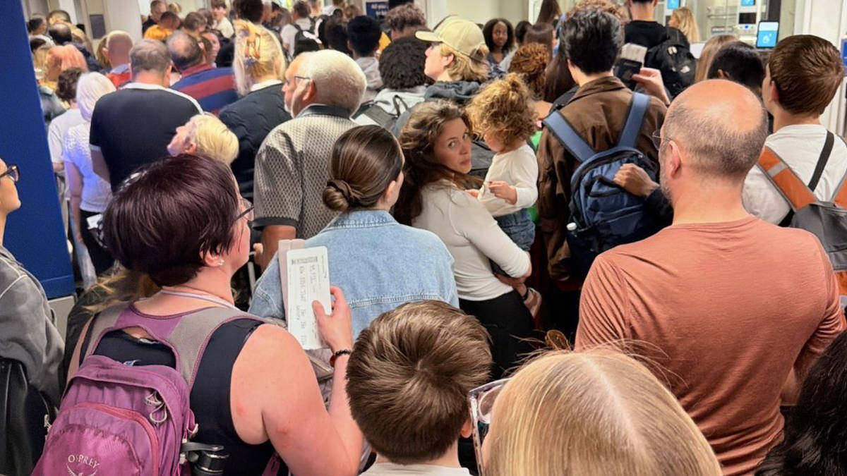 Passengers stranded at Milan airport as plane takes off without them ‘due to border check queues’ as post-Brexit blame game begins