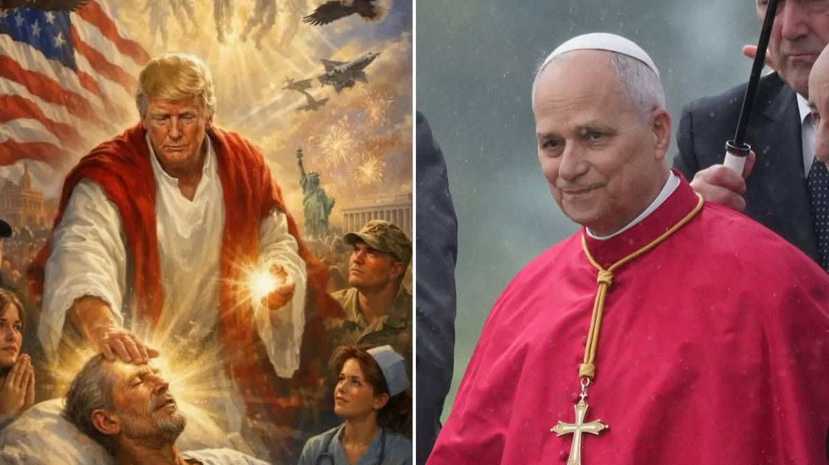 Trump deletes social media post depicting him as Jesus and says he thought image was 'a doctor' amid Pope Leo feud