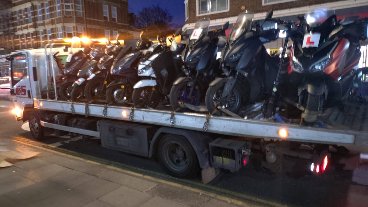 Massive haul of bikes and e-scooters seized in police crackdown on ...