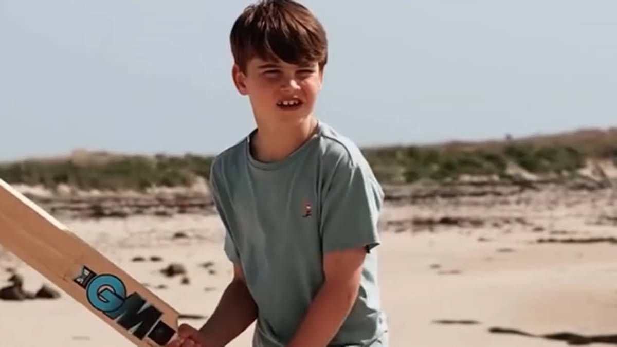 Fearless Prince Louis jumps into sea in footage released to celebrate ...