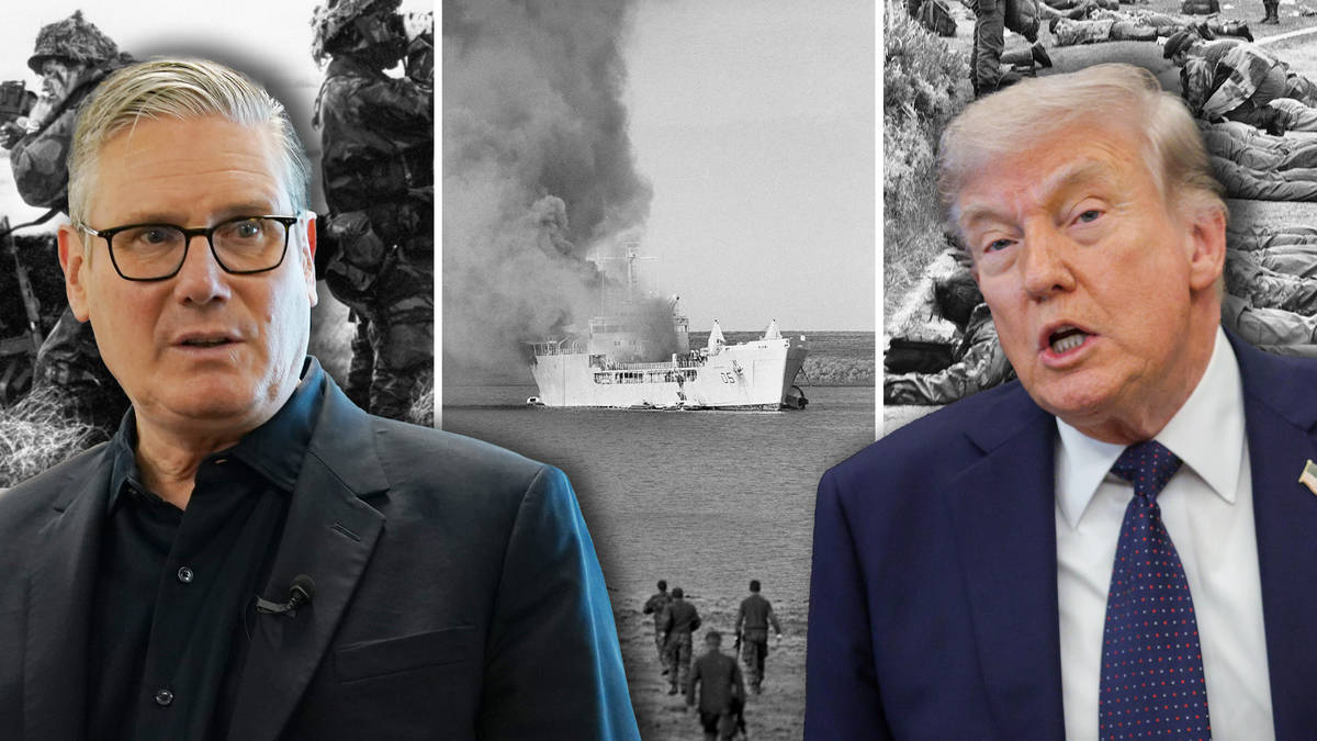 Prime Minister hits back at Trump after president threatened 'review' into Britain's claim of Falkland Islands