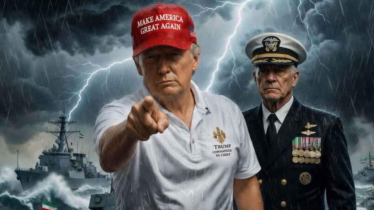 Trump posts AI-generated image warning of 'calm before the storm' | LBC