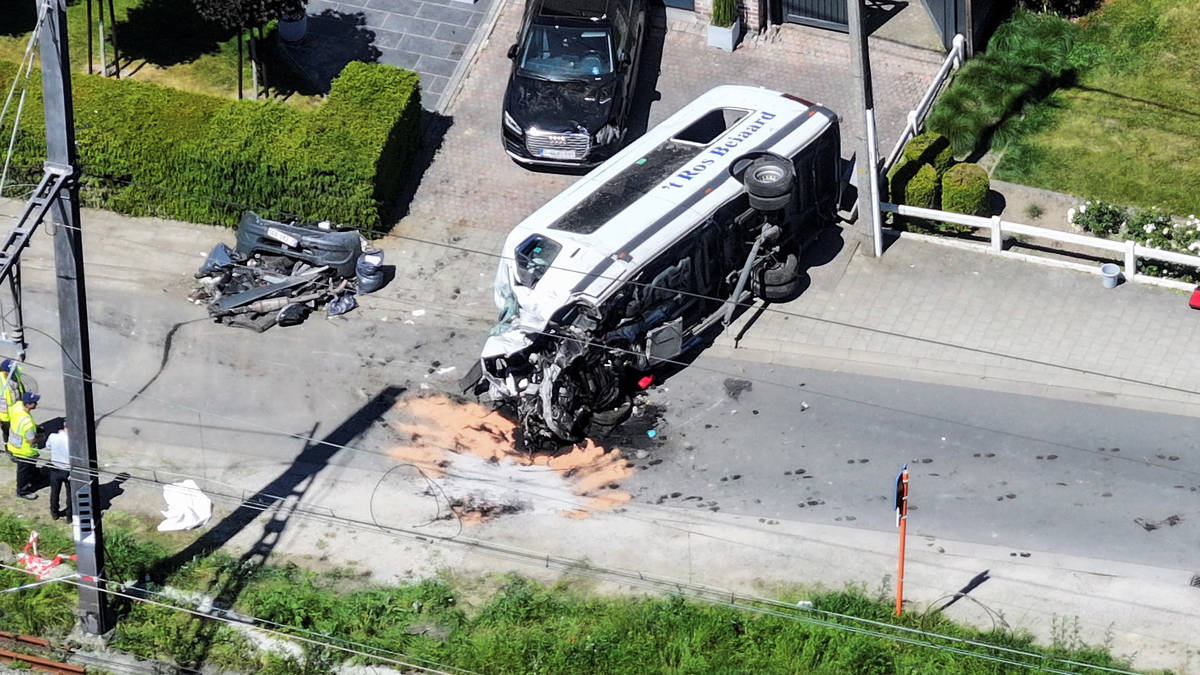 Several killed after train collides with school bus in Belgium | LBC