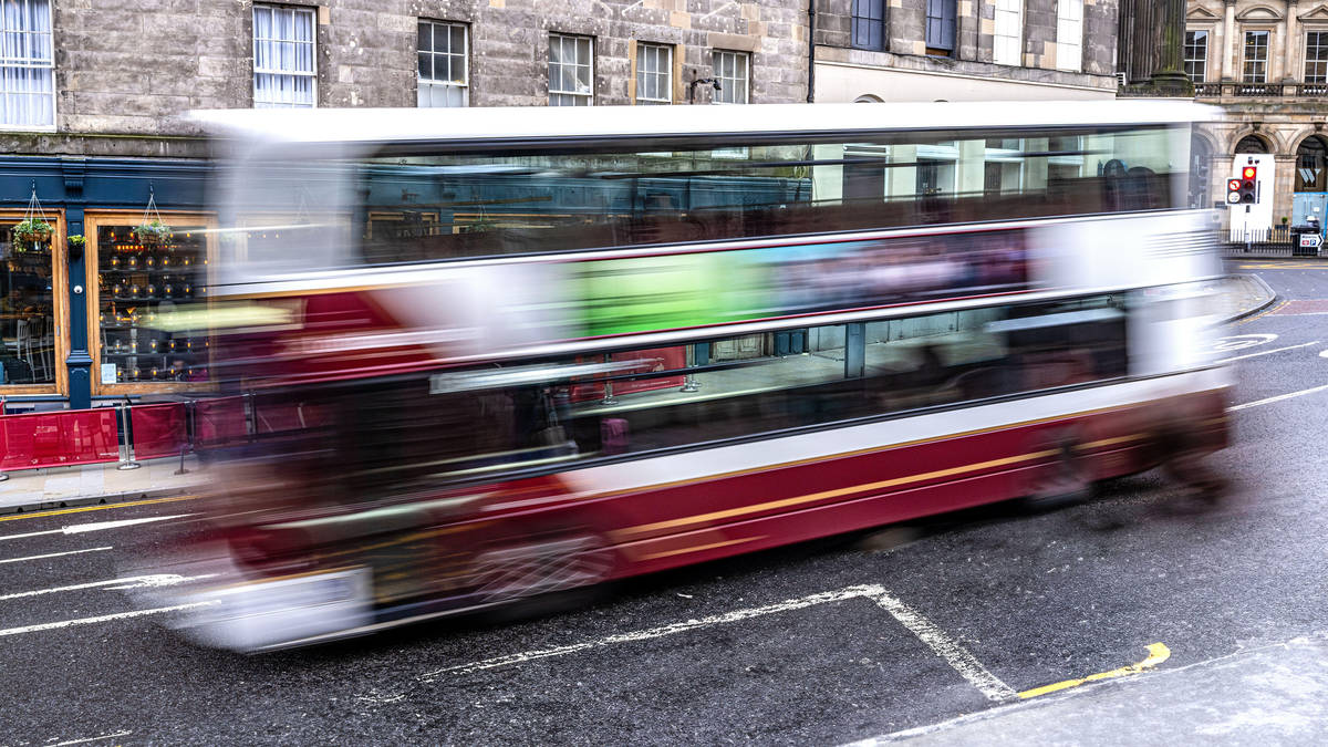 Motorcyclist in critical condition after crash involving double decker ...