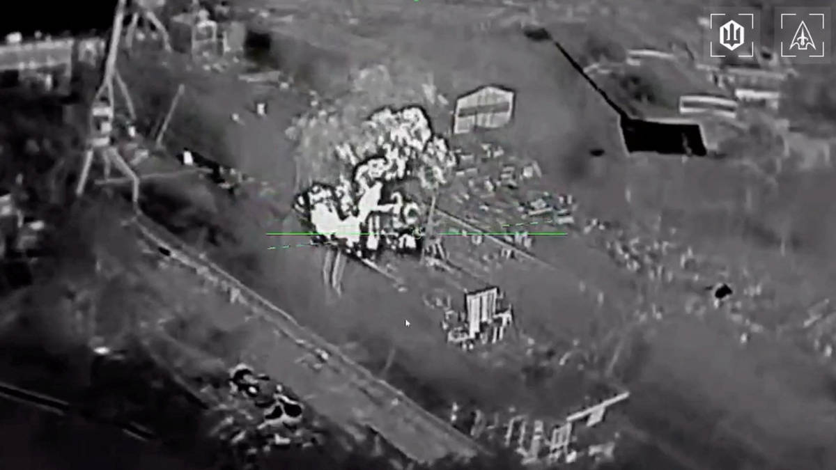 Ukraine strikes Russian warships docked near St Petersberg as Putin's economic forum begins