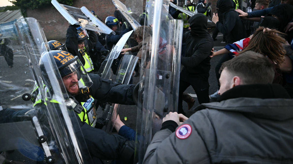 Three more charged with violent disorder after clashes in Southampton ...
