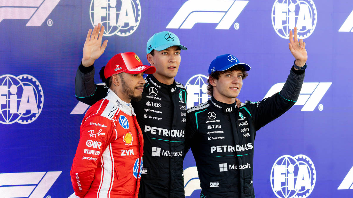 Barcelona-Catalunya Grand Prix qualifying: George Russell narrowly beats Lewis Hamilton for pole position | LBC
