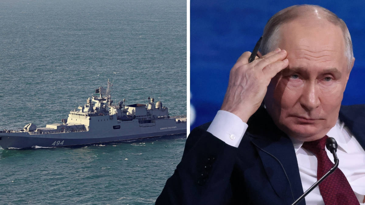 Russian warship fired warning shots to divert British yacht from ‘dangerous’ course, Kremlin says