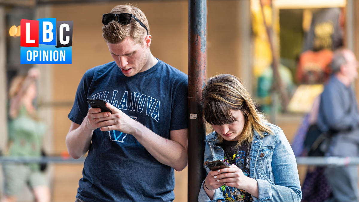 Children are not the only ones who need help putting down screens