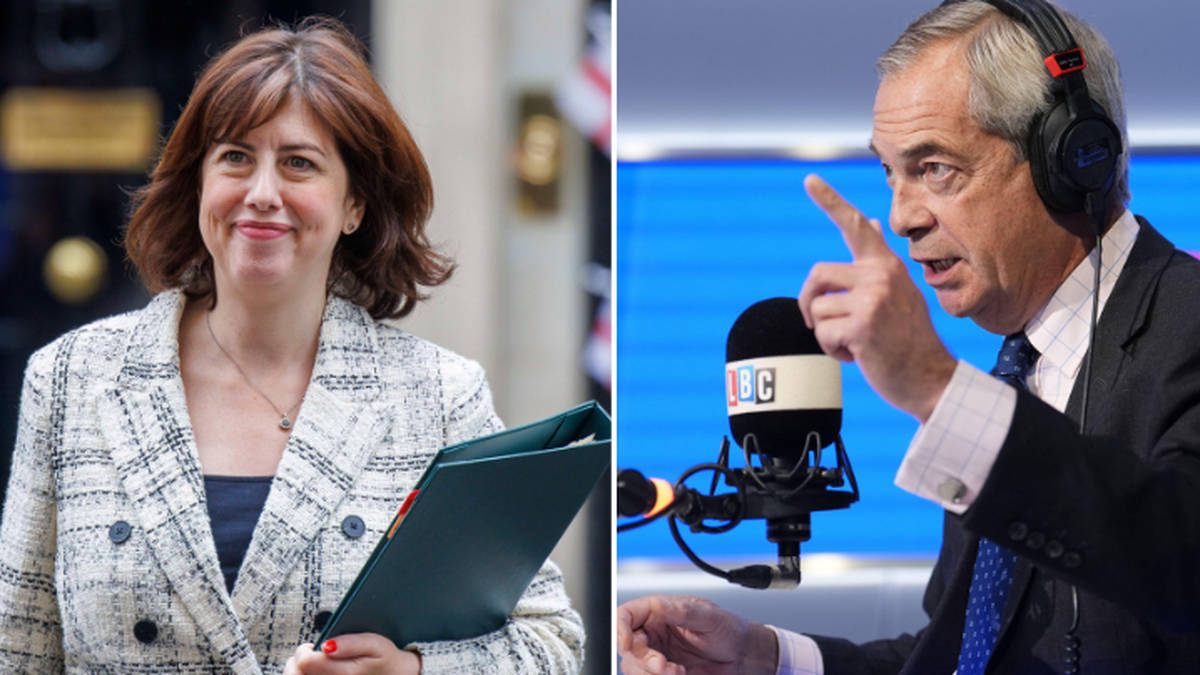 'If you’re unsure, declare it': Lucy Powell hits out at Farage over claims he accepted 'eye-watering' donations from convicted criminal