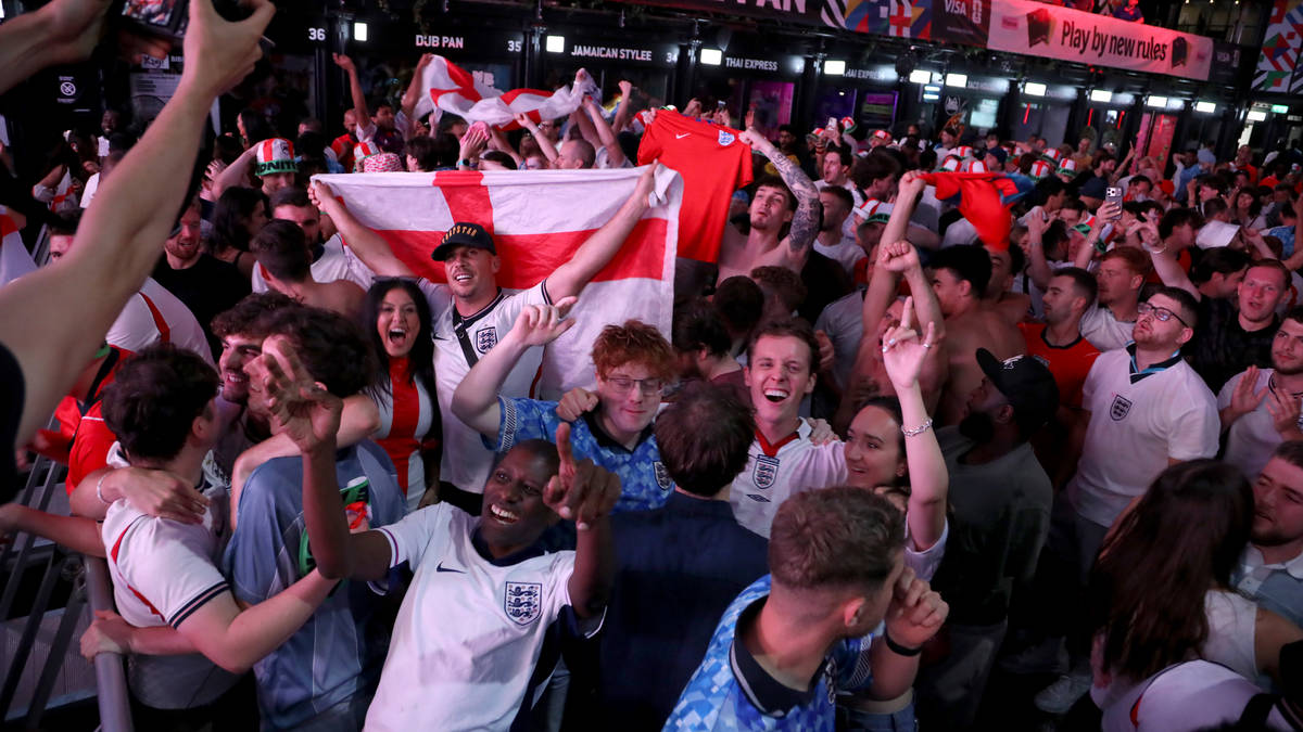 England fans go wild as Three Lions secure historic World Cup victory