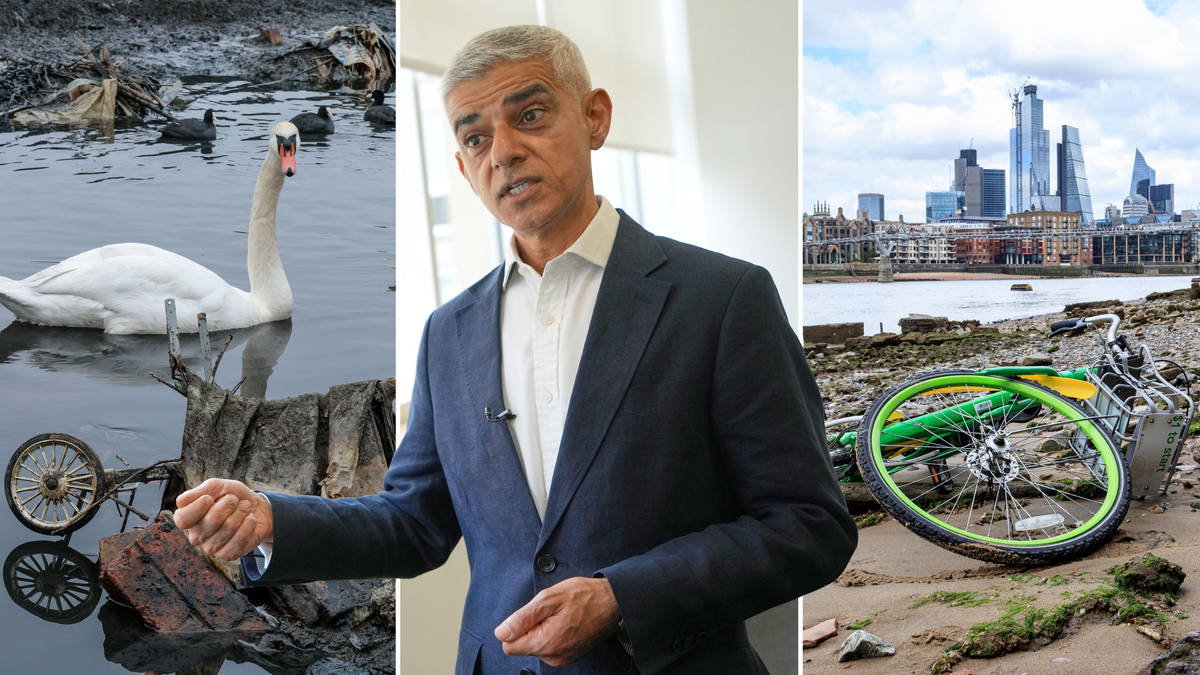 Sadiq Khan launches London rivers and waterways clean-up plan | LBC