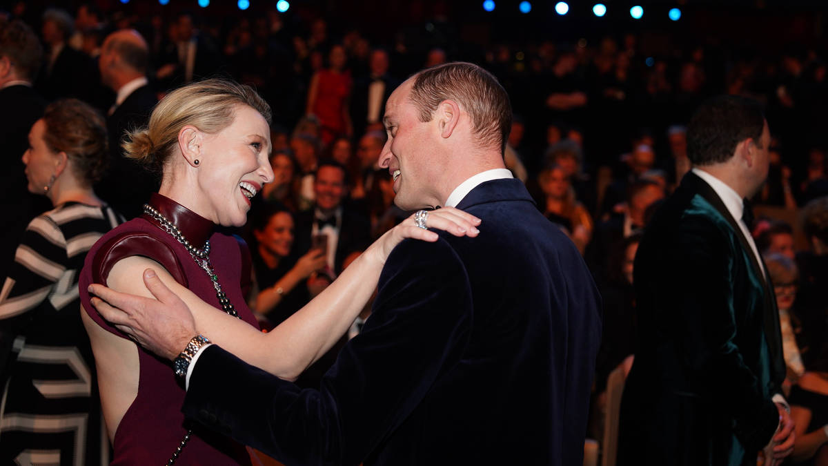 Oscar-winner Cate Blanchett hails Prince William as