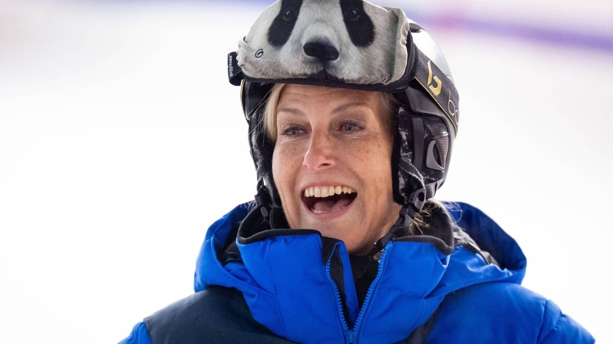 Sophie beats the heatwave by hitting the slopes as Duchess of Edinburgh becomes patron of para-snowsport team