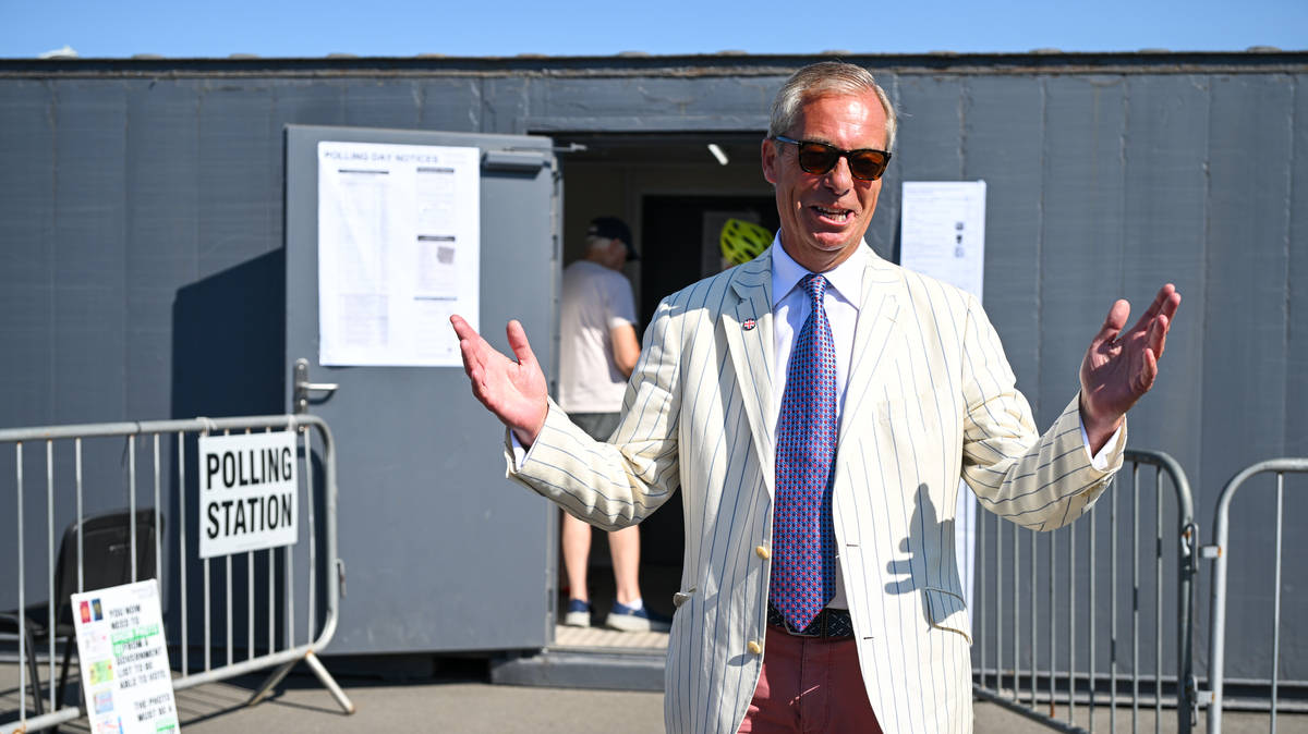 Nigel Farage declares victory as he skips Clacton by‑election count