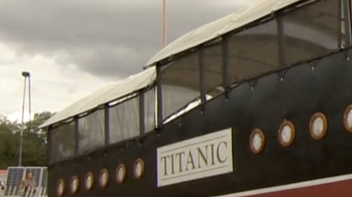 Farm defends Titanic-themed ride after backlash to attraction based on doomed voyage