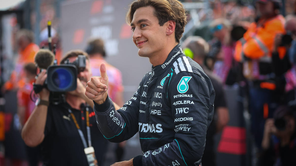 George Russell on pole ahead of Lando Norris ahead of 24-lap dash at Dutch Grand Prix