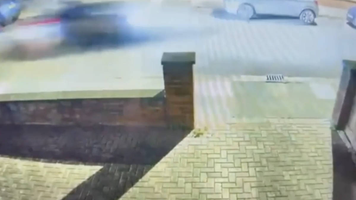 Moment police pursue VW down residential street before it fatally crashed into cop vehicle on A66, killing seven