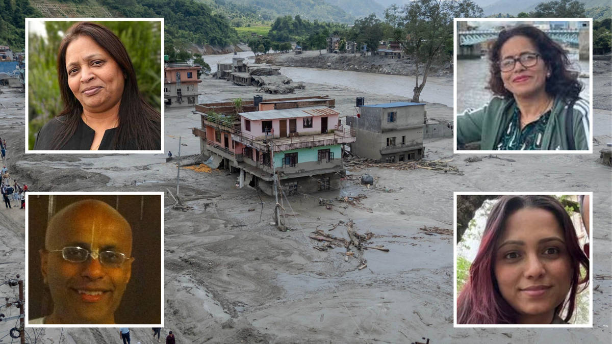 Pictured: Brits missing in Nepal as fears grow of second flash flood following massive wave which killed at least 469 people