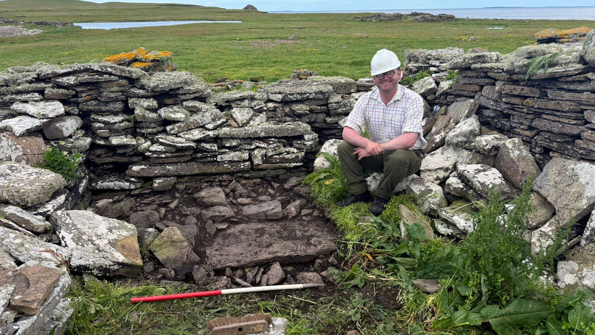 Students discover remains of 1,000-years-old medieval Viking church on uninhabited Scottish island