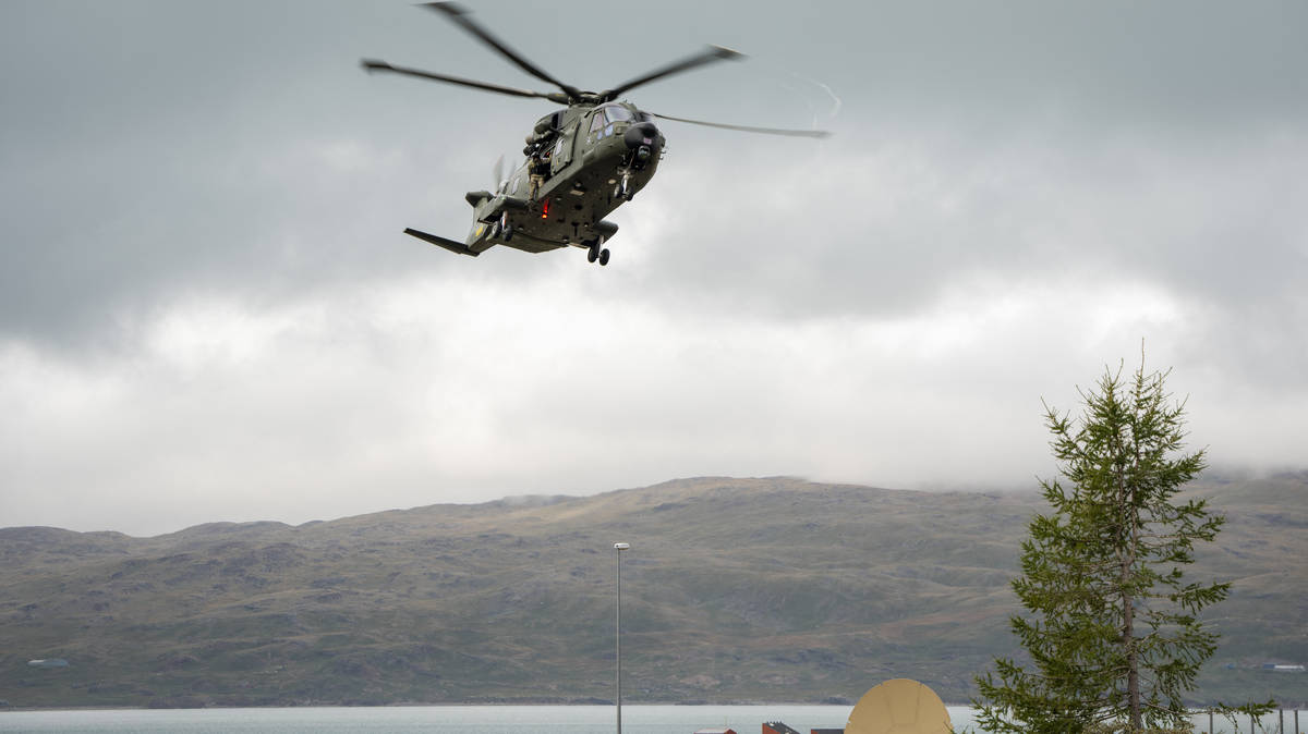 Russian warship fired two emergency flares at Danish military helicopter