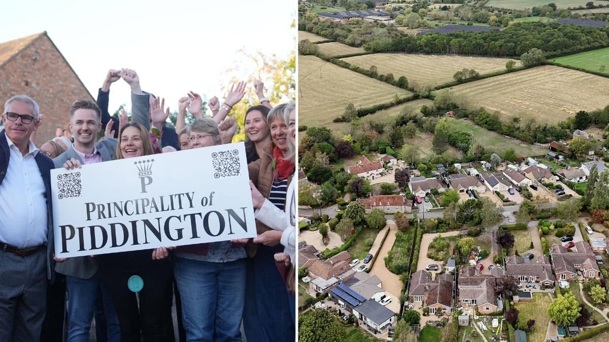 'The Principality of Piddington': Sleepy village votes to leave UK in symbolic referendum over plans for nearby migrant camp