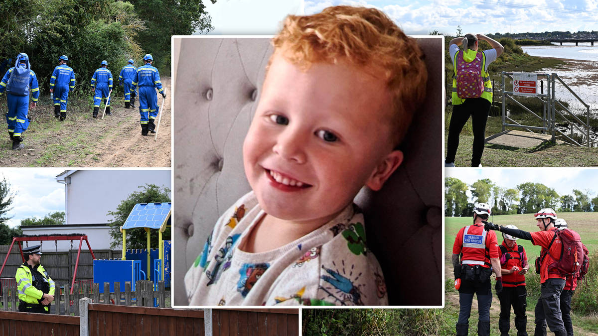 Noah Woods, 3, still missing as volunteers search alongside Suffolk Police  - live updates | LBC