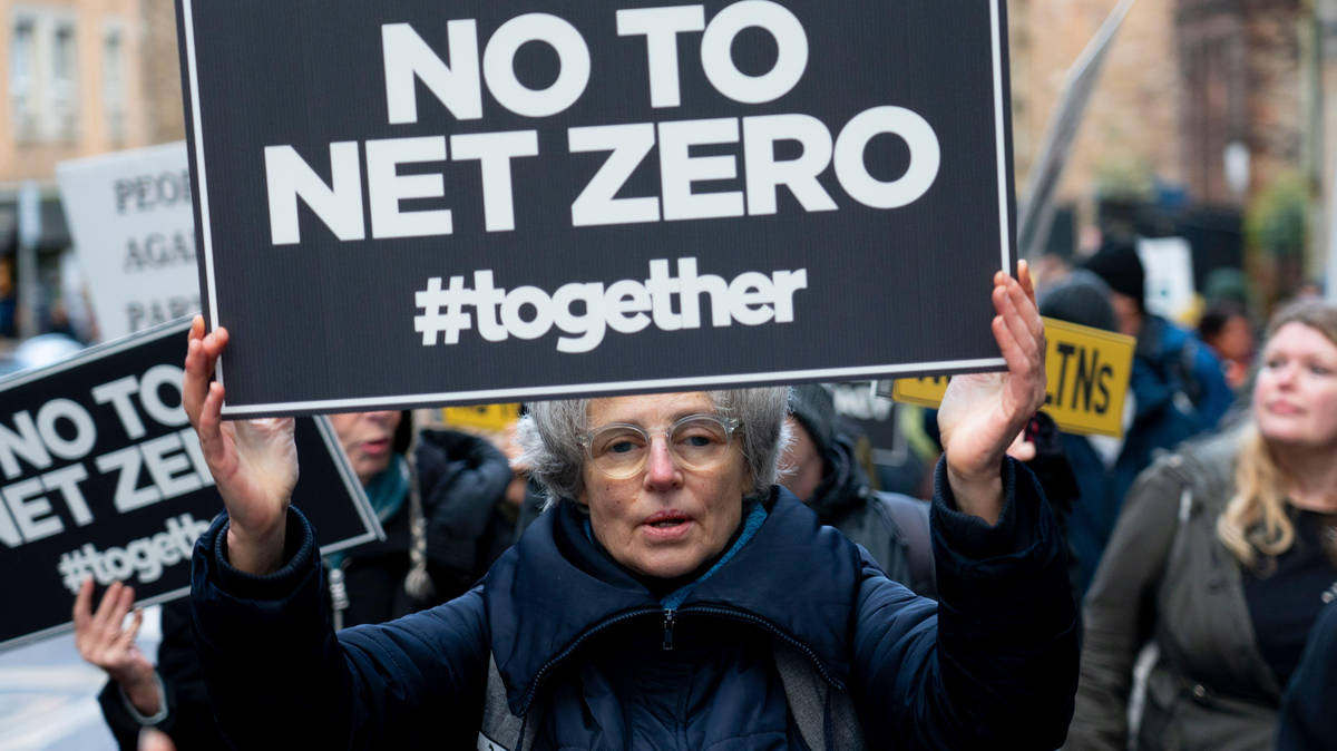 Government urged to scrap phrase net zero as it has become ‘toxic’