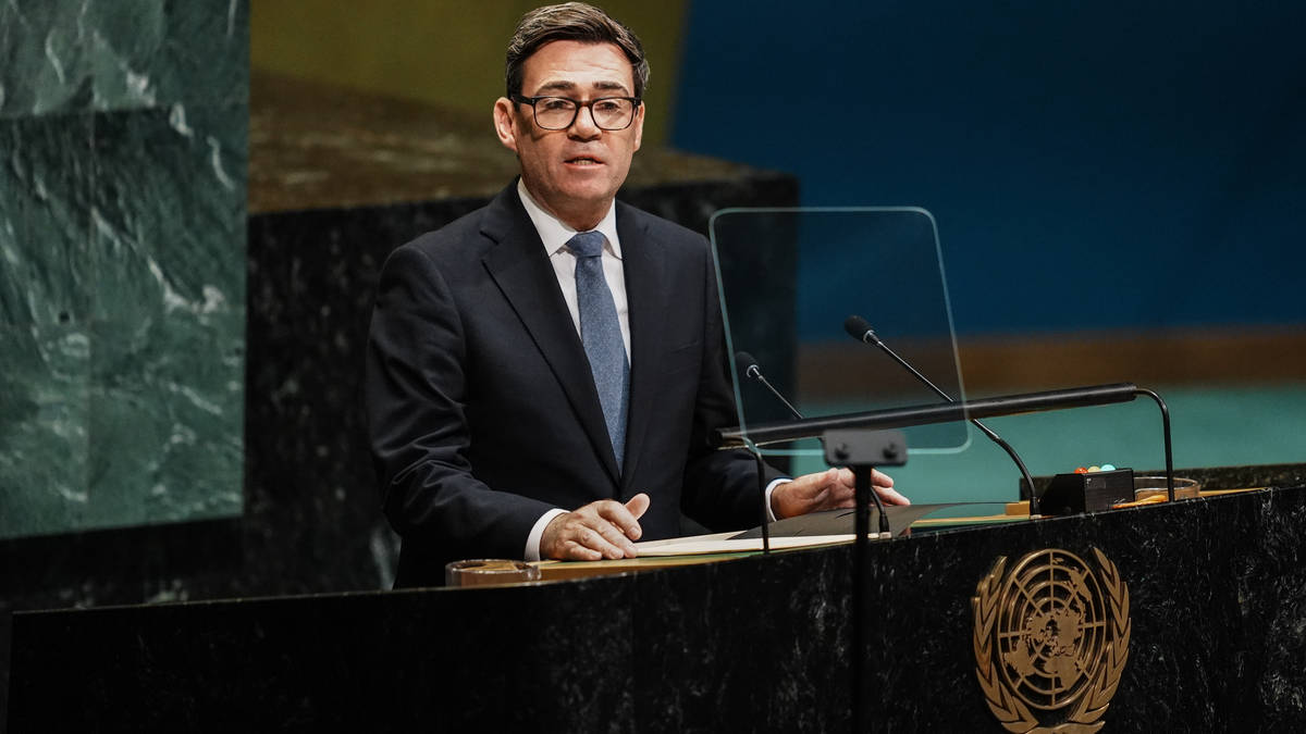 Burnham takes aim at Russia in UN speech as he declares 'Britain is back' on world stage