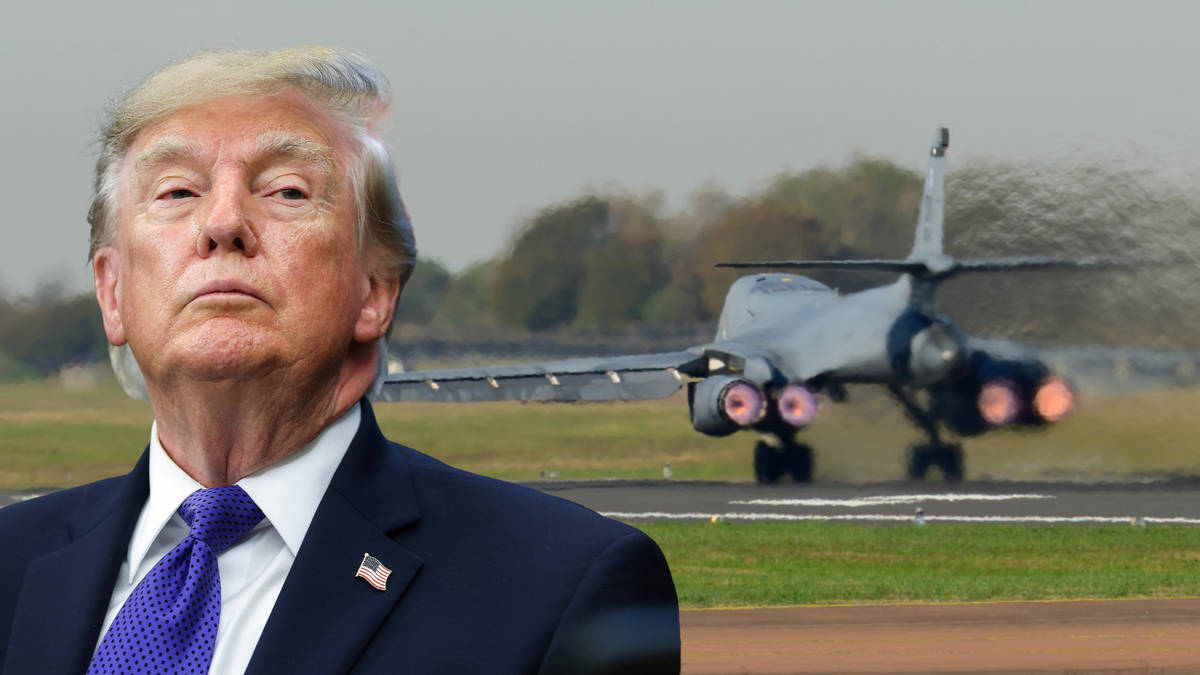 Trump Says Threats Led US to Withdraw Bombers from RAF Fairford