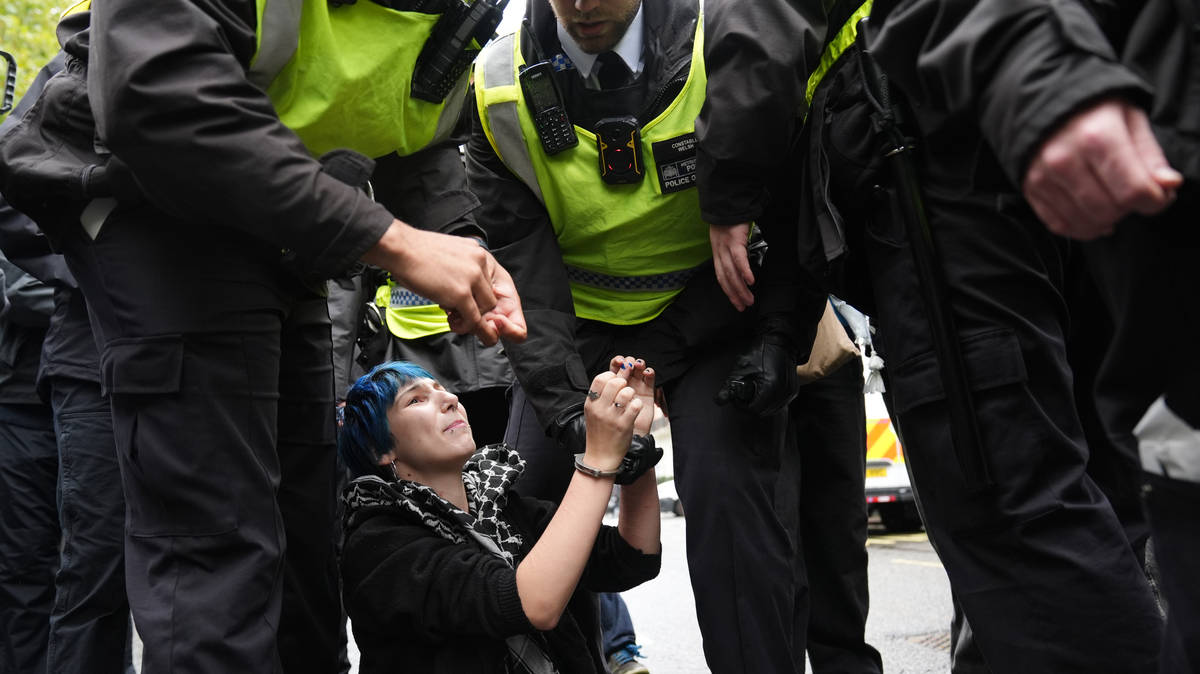 Eleven people arrested for 'inciting racial hatred' on October 7 pro-Palestine march
