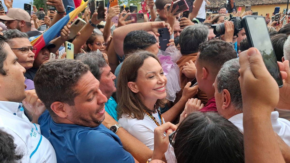 'I hope she's safe,' Trump says as Venezuelan opposition leader returns from exile